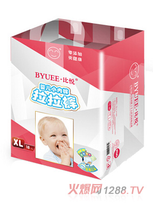 比悅嬰兒小內(nèi)褲拉拉褲XL碼18片