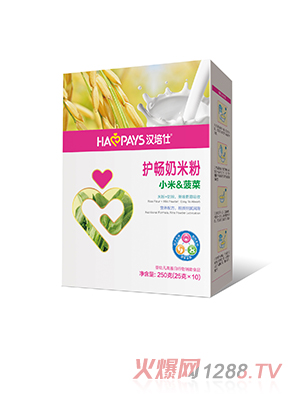 漢培仕金裝護腸小米菠菜奶米粉盒裝