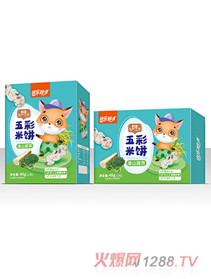 倍樂(lè)媽咪五彩米餅-淮山蔬菜味