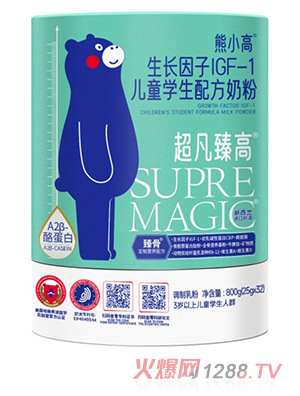 熊小高生長因子IGF-1兒童學(xué)生配方奶粉